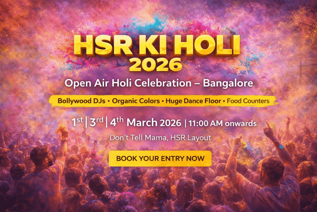 Bangalore Holi party